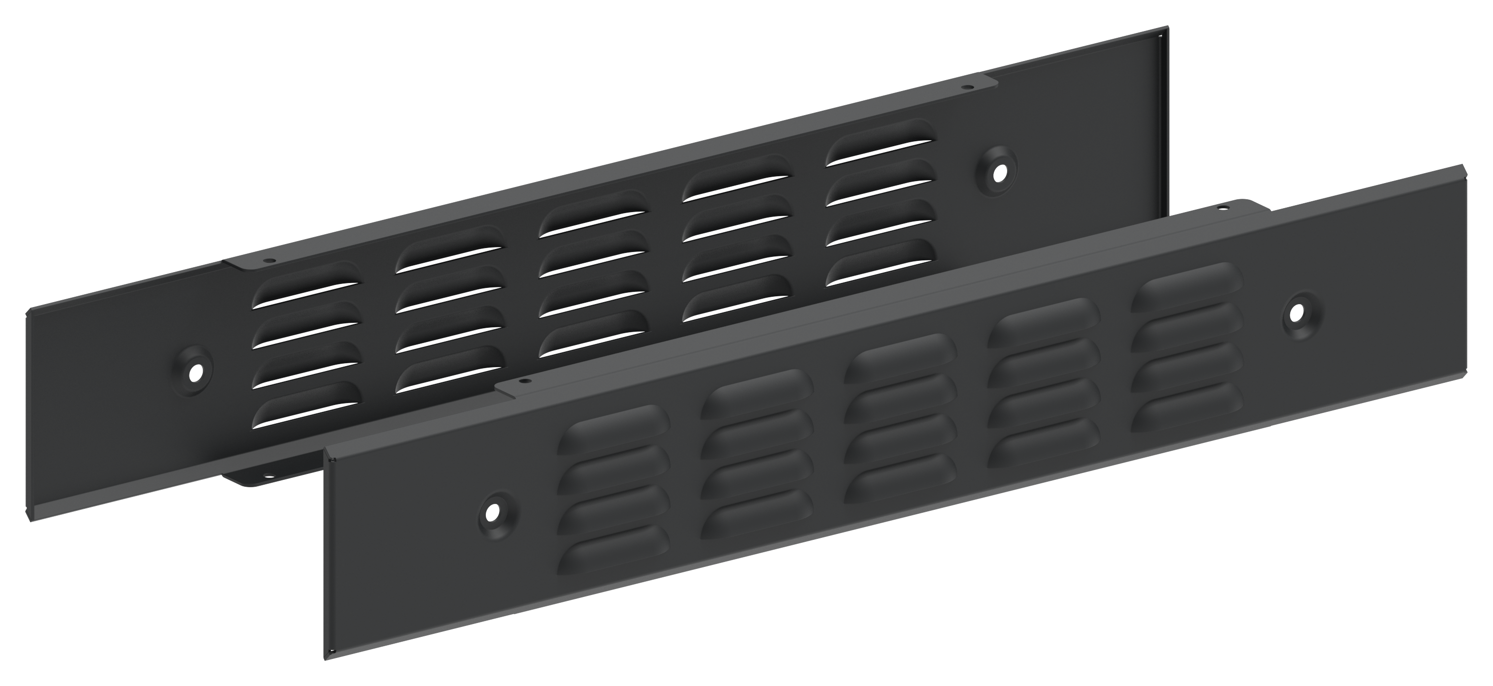 FORMAT Панель цоколя вентилируемая 100х600мм RAL7021 (2шт/компл) IEK FO-00D-PCV-010-060-7021
