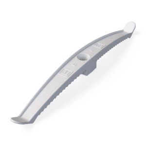 Держатель кабеля двусторонний для прямого монтажа белый (20шт/120шт уп/кор) Промрукав PR13.0384