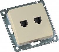 MASTER сл.к. Розетка комп.+тел. (RJ11 + RJ45) РСКТ-440-01 РСКТ-440-01