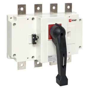 Рубильник-выключатель 630A 4P c рукояткой управления для прямой установки PowerSwitch EKF psds-630-4