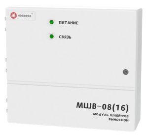 Модуль шлейфный выносной МШВ-08(16) МШВ-08 (16)