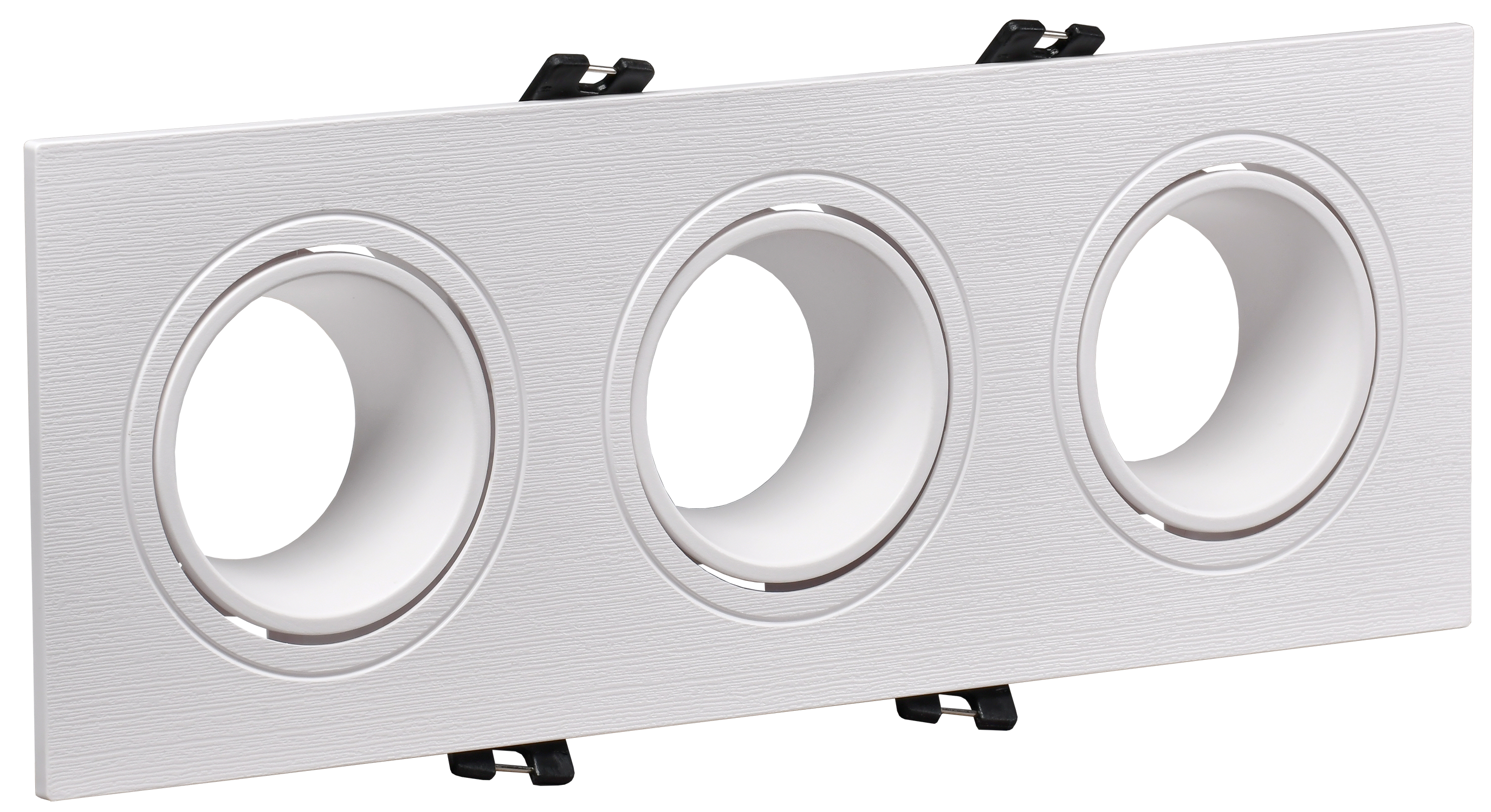 LIGHTING Светильник 4103 встраиваемый под лампу 3хMR16 квадрат пластиковый белый IEK LT-UVB0-4103-GU05-3-K01