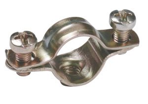 Скоба металлическая двухкомпонентная d=10-11мм IEK CMA12-10-100