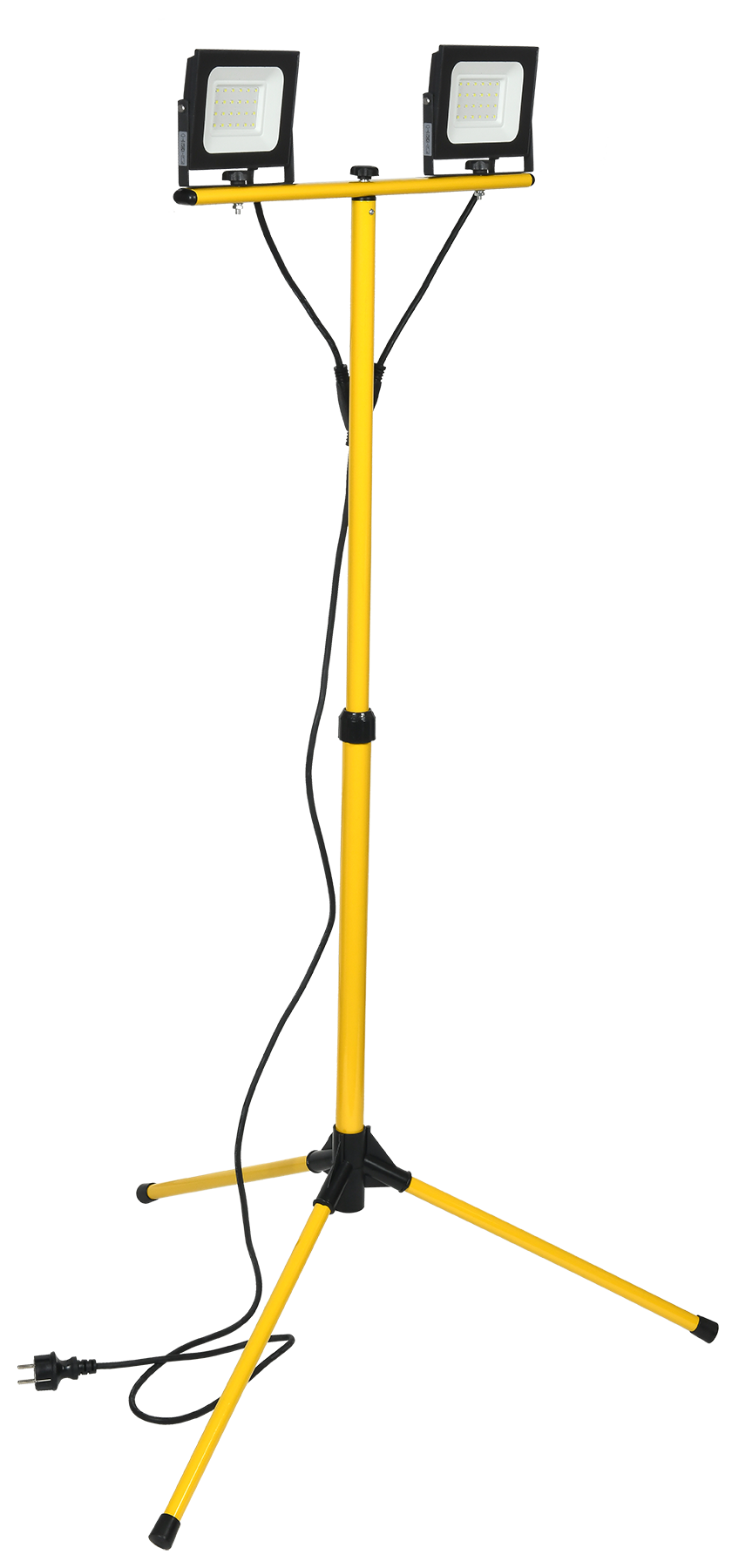 Прожектор светодиодный СДО 06-2x30Ш штатив 6500К IP65 черный IEK - Фото 2