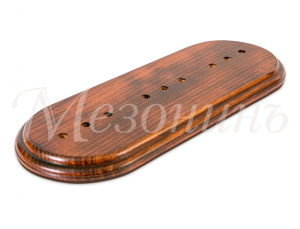 Подложка трехместная "Элегант" , цвет- темный дуб, ТМ "МЕЗОНИНЪ" GE70713-26 GE70713-26