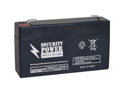 Аккумуляторная батарея Security Power SP 6-1,3 6V/1.3Ah SP 6-1,3