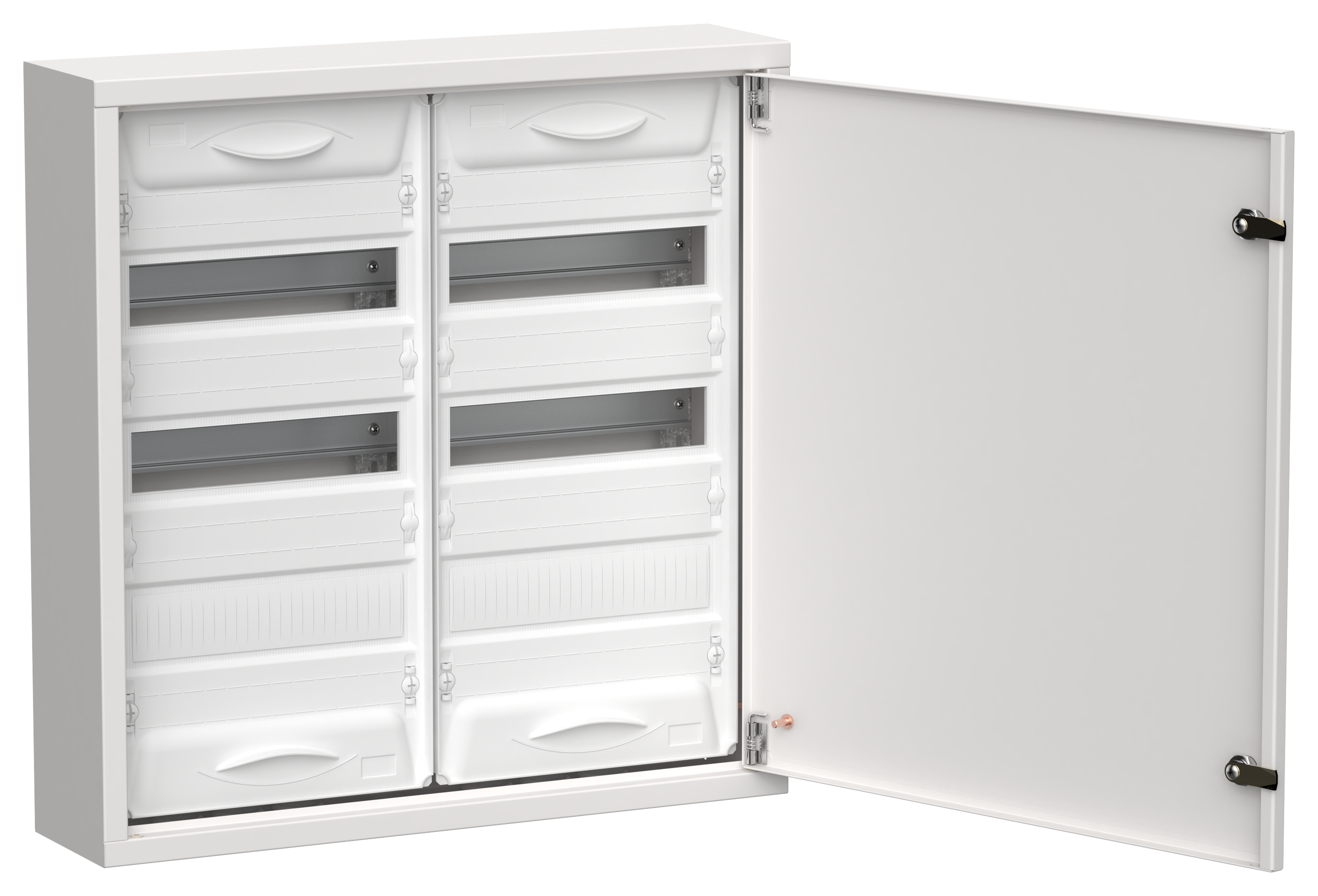 TITAN 5 Корпус металлический ЩРн-72 (2х36) 585х570х140мм IP31 белый (одна дверь) IEK TI5-50-N-2X036-31