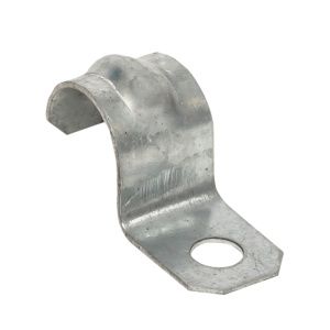 Скоба метал. однолапковая d14-15 мм (10 шт) EKF PROxima sm-1-14-15-r