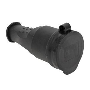 Роз. перенос. с защитной крышкой каучуковая 230В 2P+PE 16A IP44 EKF Марс RPS-012-16-230-44