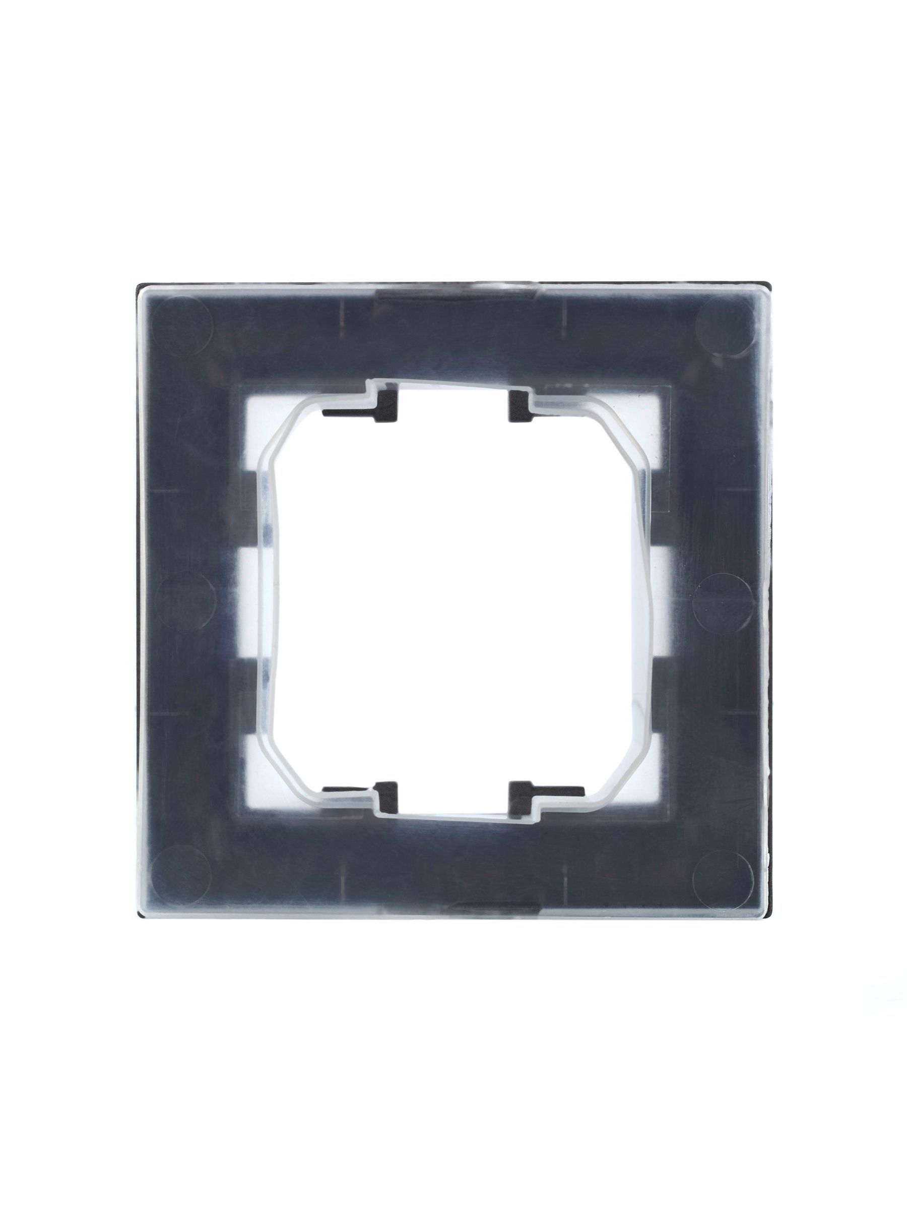 BRITE Рамка 1-местная IP44 РУ-1-БрС-44 сталь IEK - Фото 3