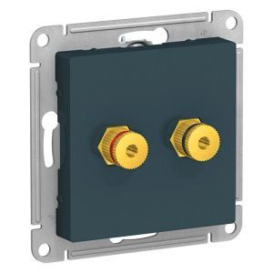 Розетка аудио 2-м AtlasDesign изумруд SE ATN000887 1240471