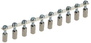 Перемычка в сборе для колодки клеммной CTS 35мм2 10PIN IEK YCT10-00-K03-035-A-10P