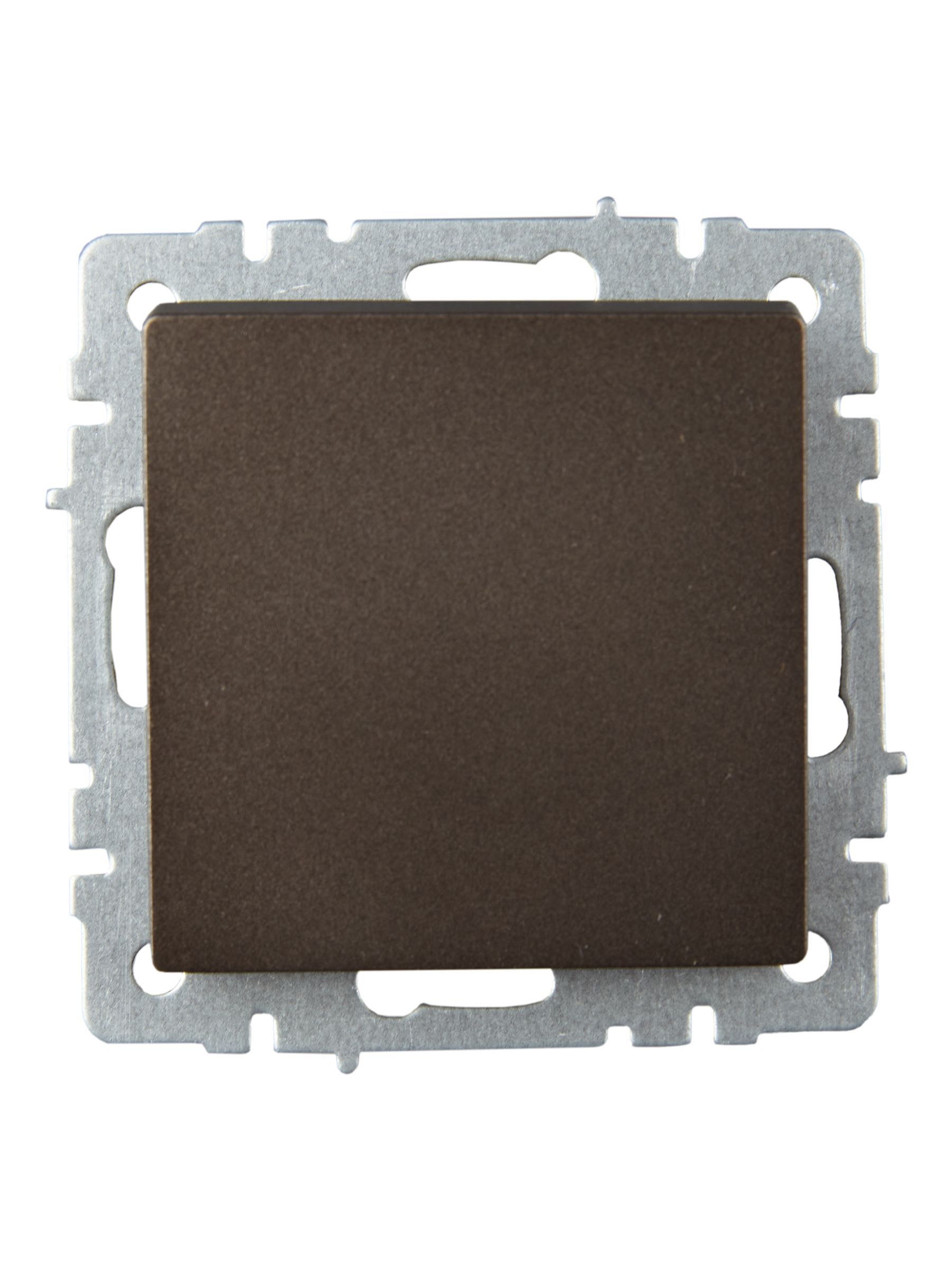 BRITE Выключатель 1-клавишный самовозвратный 10А ВС10-1-4-БрТБ темная бронза IEK - Фото 6
