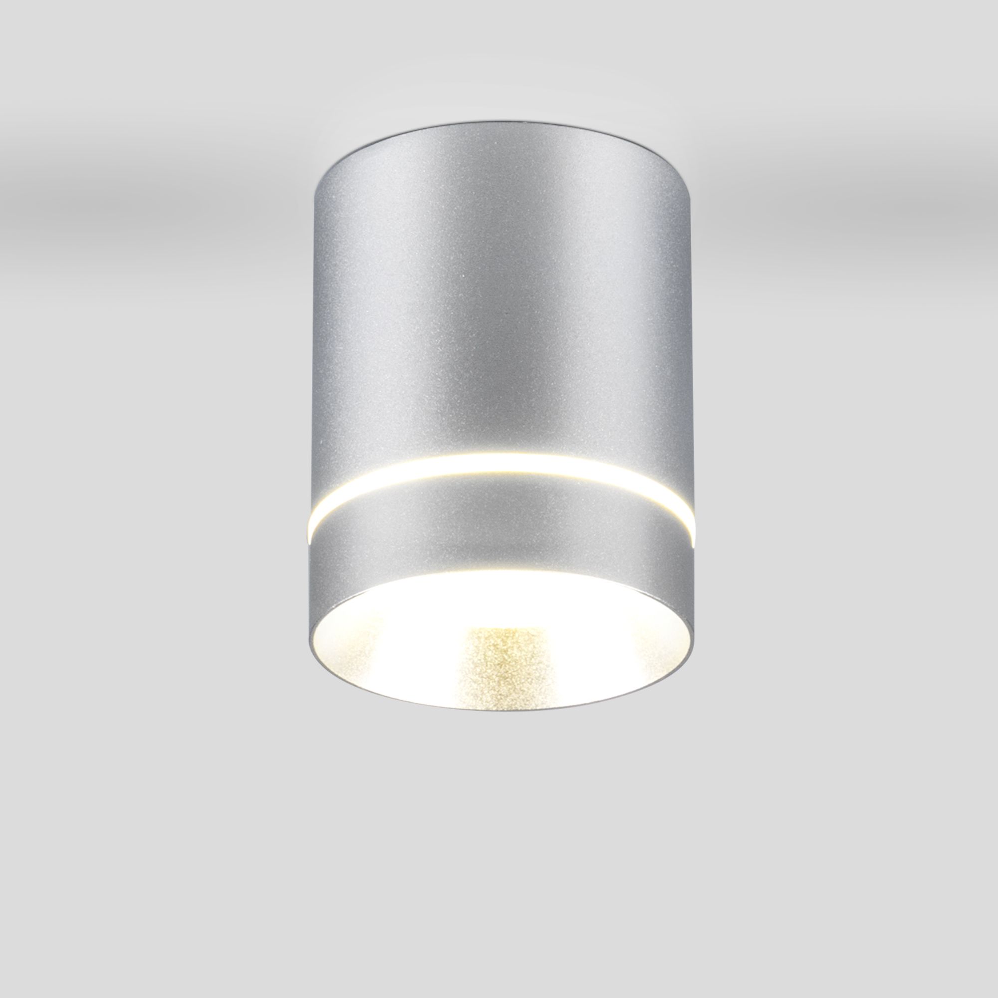 Накладной потолочный светодиодный светильник Elektrostandard Topper DLR021 9W 4200K хром матовый