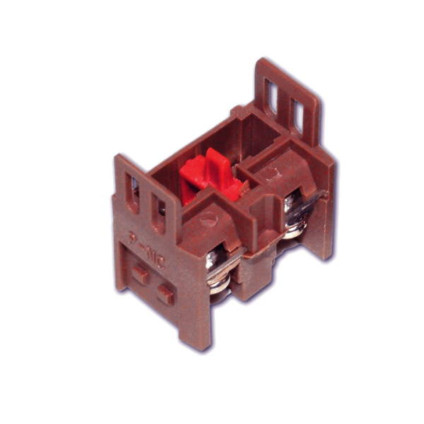 Контакт дополнит. для светосигнальной арматуры NC бордовый EKF