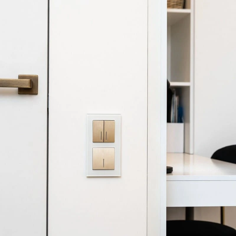 Рамка на 2 поста Favorit (белый,стекло) Werkel - Фото 5