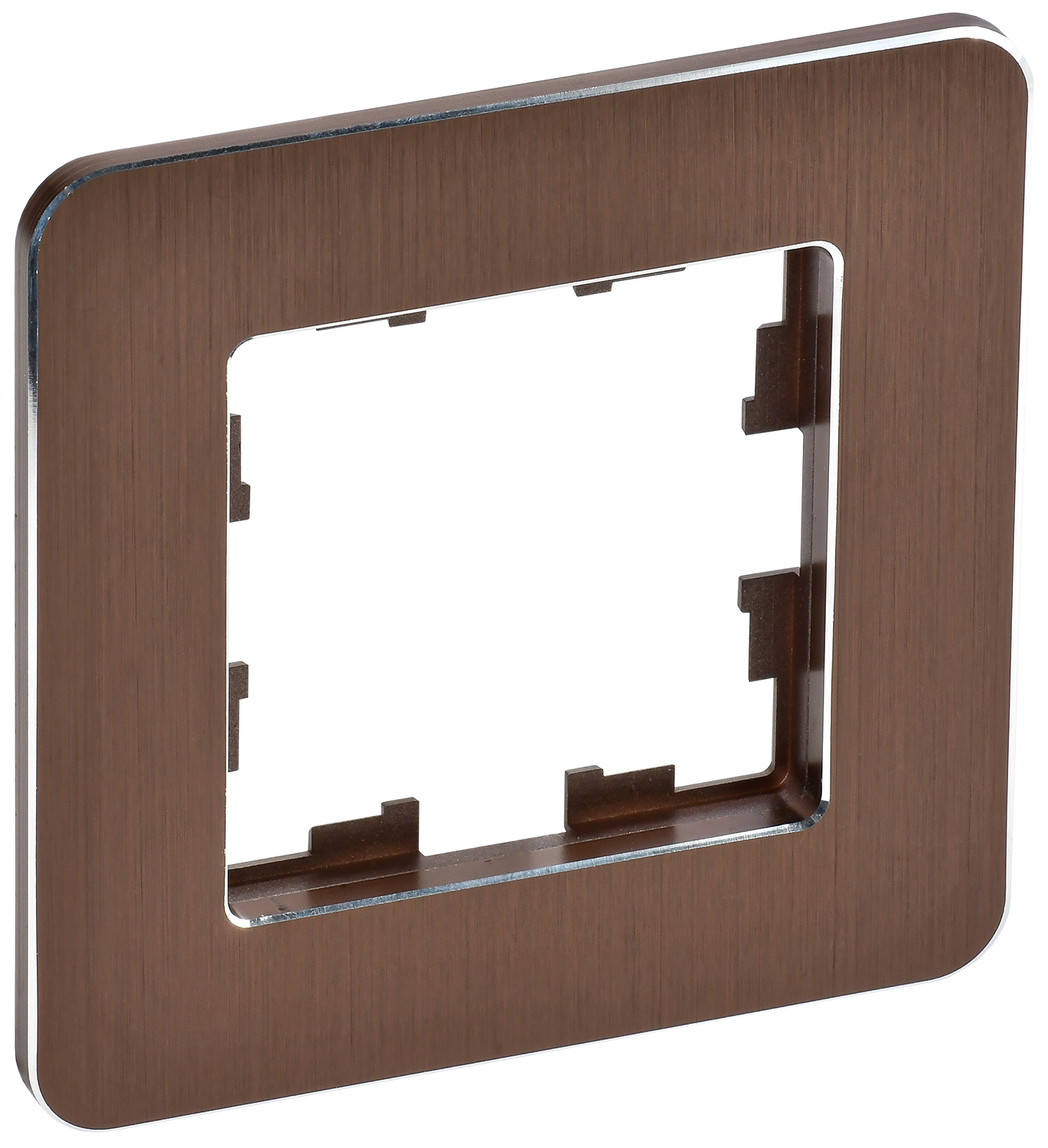 BRITE Рамка 1-местная РУ-1-1-Бр металл коричневый RE AL IEK