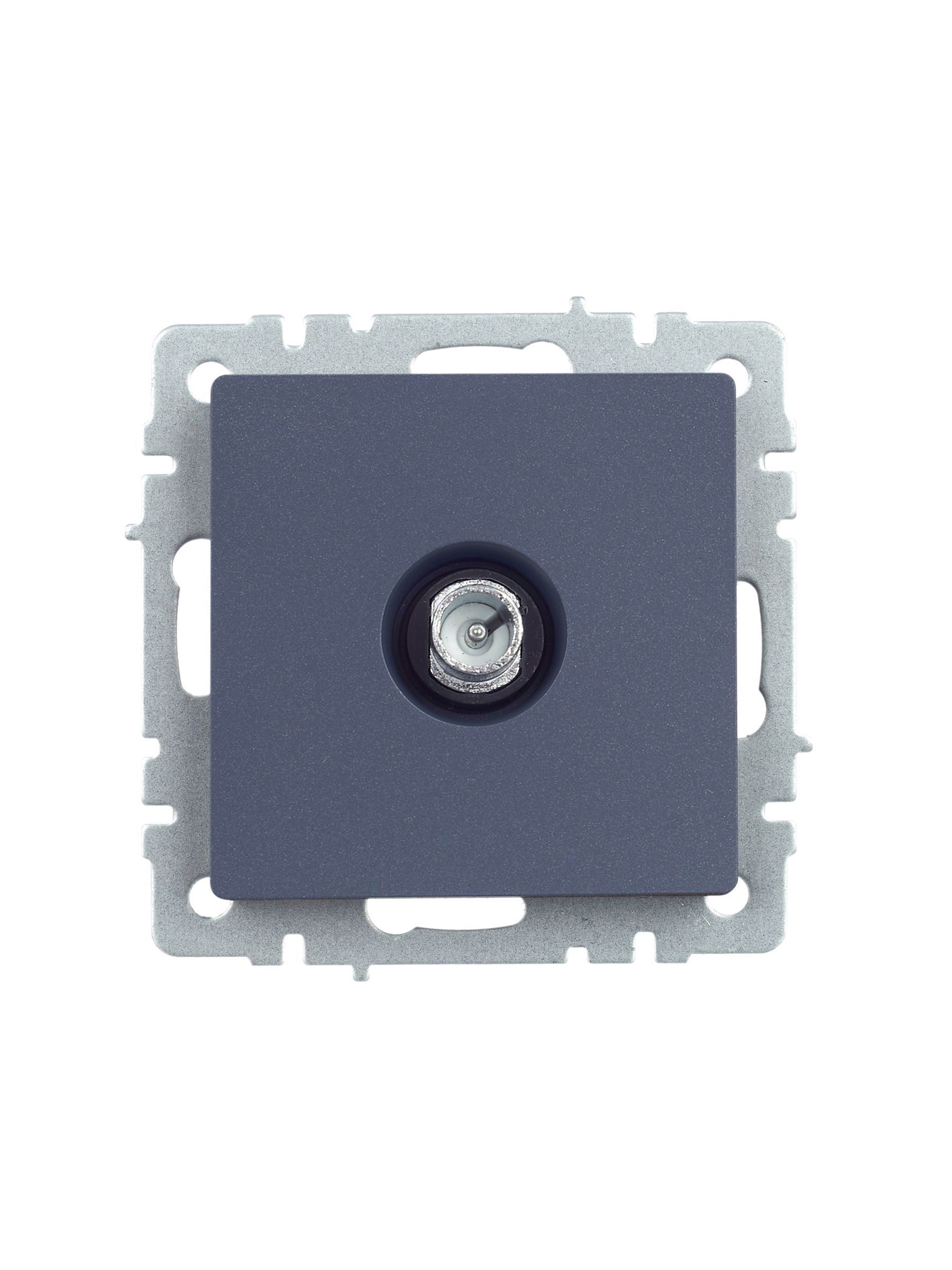 BRITE Розетка TV проходная РТВ10-0-БрМ маренго IEK - Фото 3