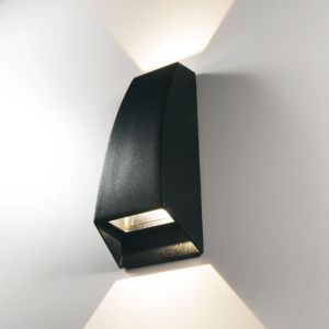 Светильник светодиодный уличный настенный 1016 TECHNO черный Elektrostandard a032763