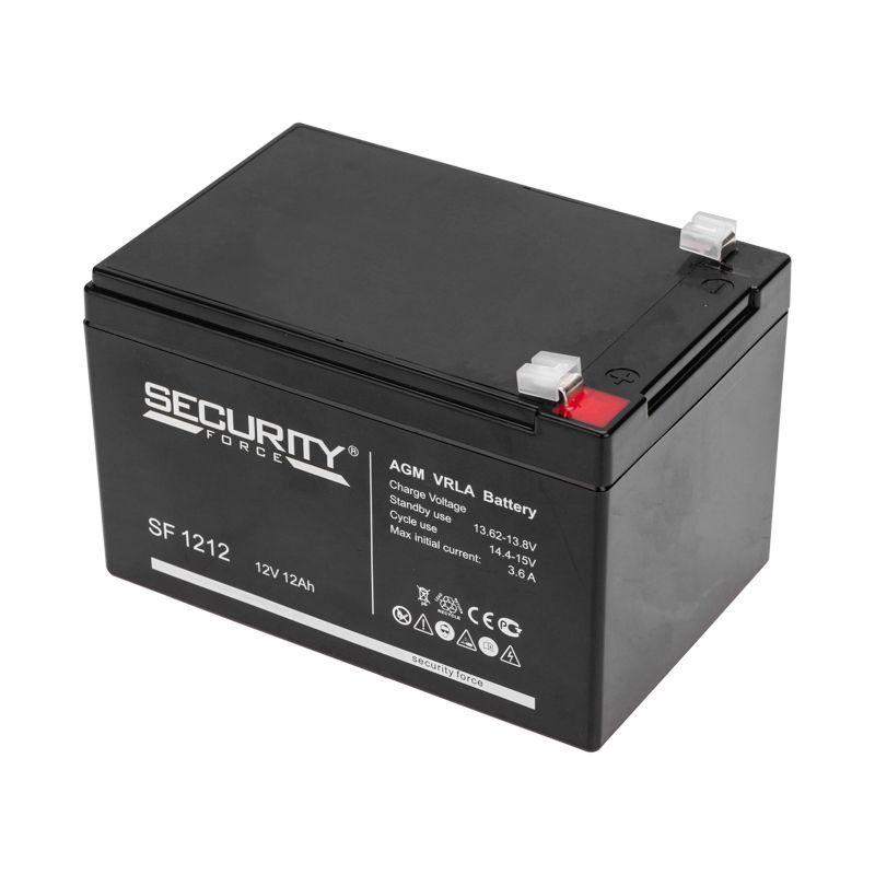 Аккумулятор свинцово-кислотный BT 1212, 12В, 12Ач, срок службы 3 года