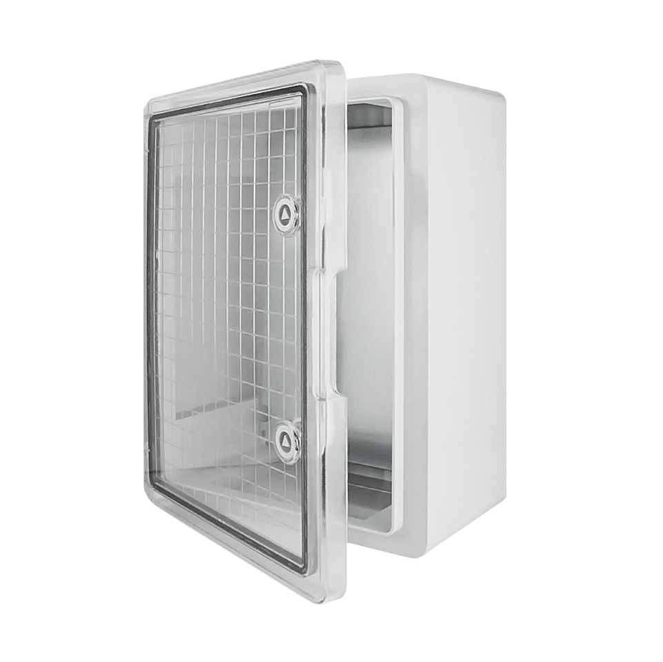 Корпус пластиковый ЩМПп 350х250х150мм прозрачная дверь IP65 DEKRON
