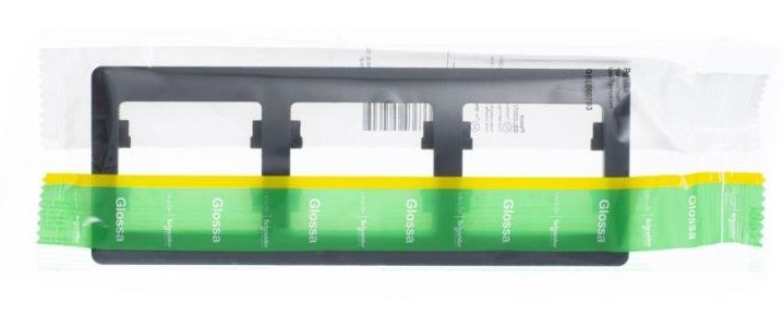 Рамка 3-м Glossa горизонт. антрацит SE GSL000703 - Фото 2