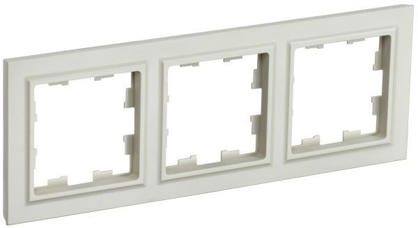 BRITE Рамка 3-местная РУ-3-БрКр бежевый IEK BR-M32-K10