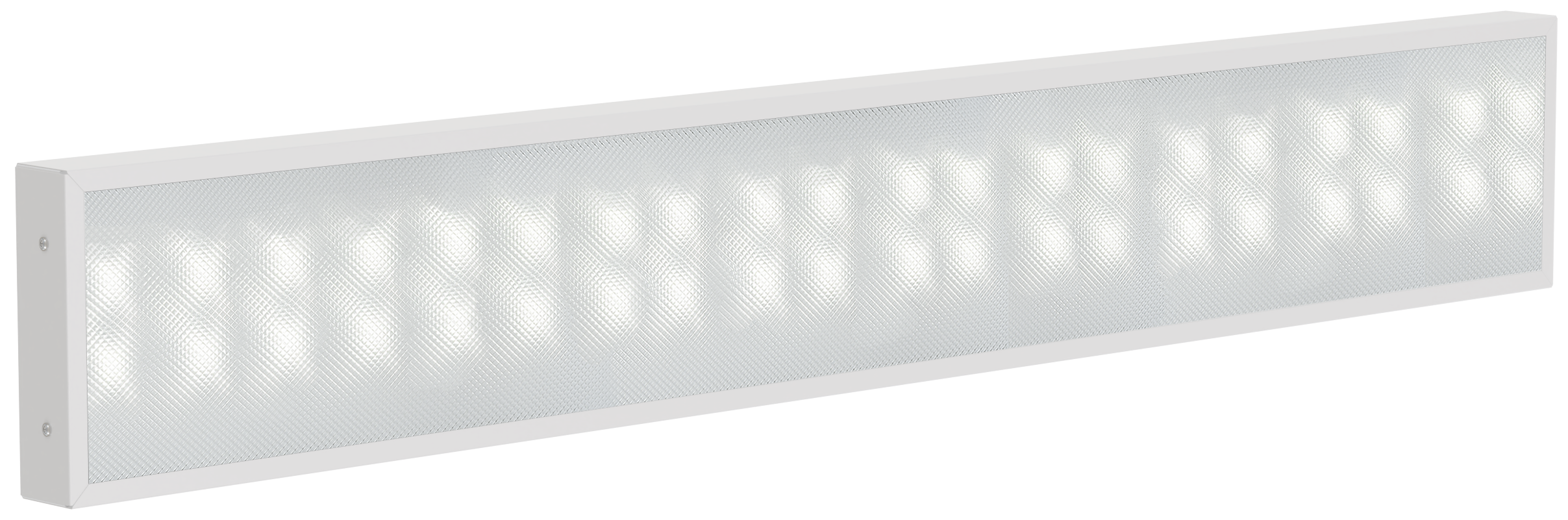 LIGHTING PRO Светильник светодиодный ДВО 1031 36Вт 5000К IP40 1195х180мм призма IEK - Фото 2