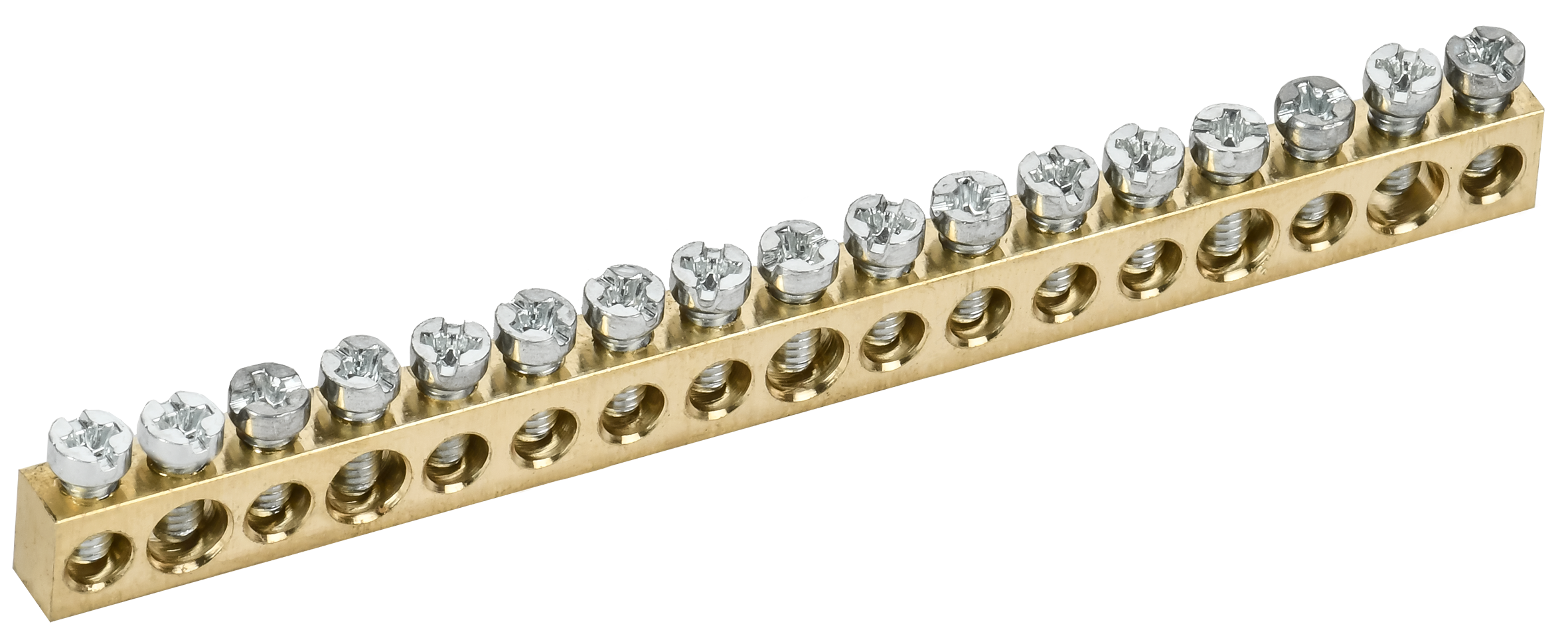 TEKFOR Шина нулевая сечение 6х9 17 отверстий IEK TF-KP00D-SN-17