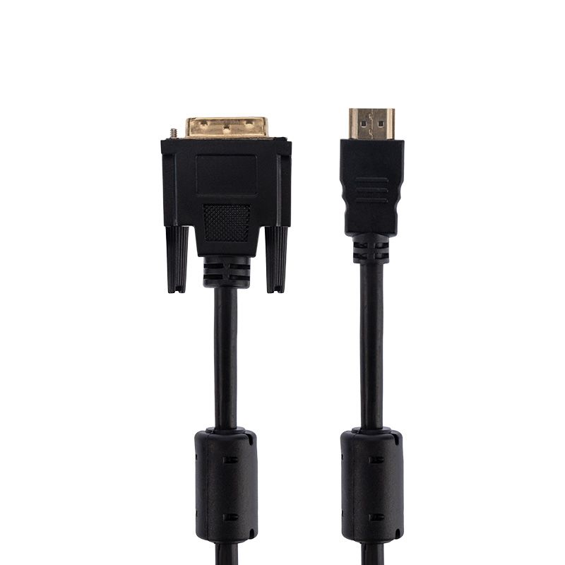 Шнур HDMI - DVI-D, 5м, Gold, с фильтрами REXANT - Фото 2