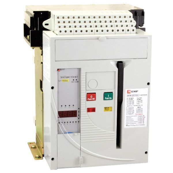 ВА-450 1600/1600А 3P 55кА выкат., корзина, гориз., ETU(220В AC), мп/нр/вкл.к.(220В AC), ав/доп. 1CO/4CO