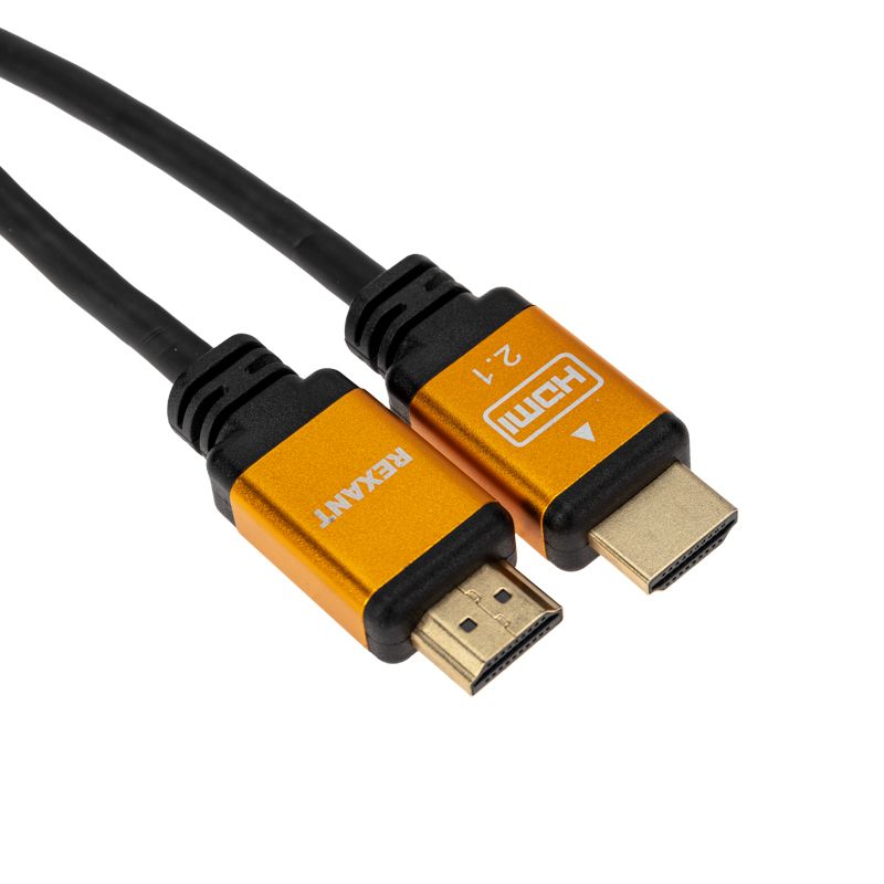 Кабель HDMI - HDMI 2.1, длина 1,5м, Gold REXANT - Фото 3