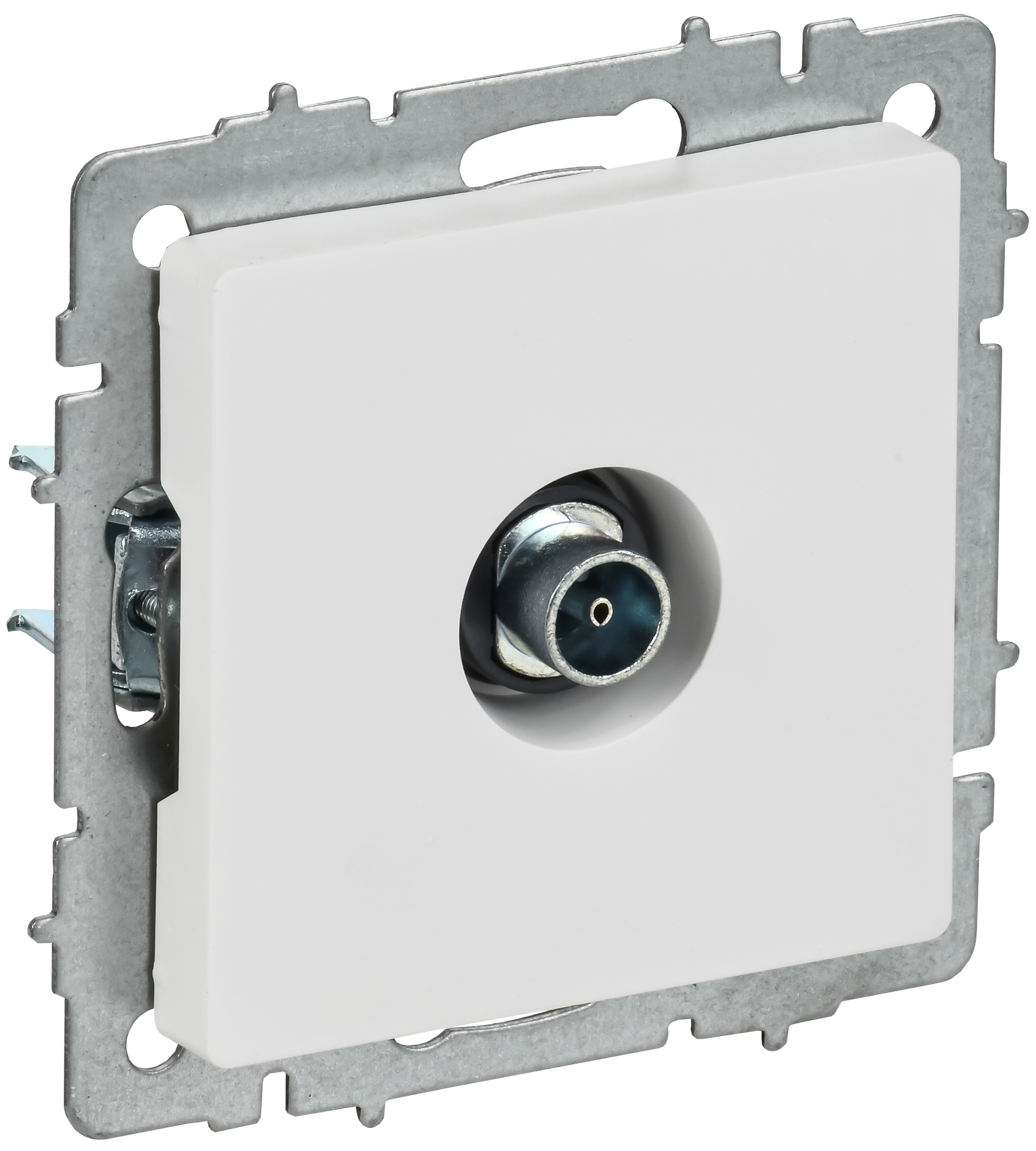 BRITE Розетка TV оконечная РТВ11-0-БрАБ арктический белый IEK BR-A10-O-K91