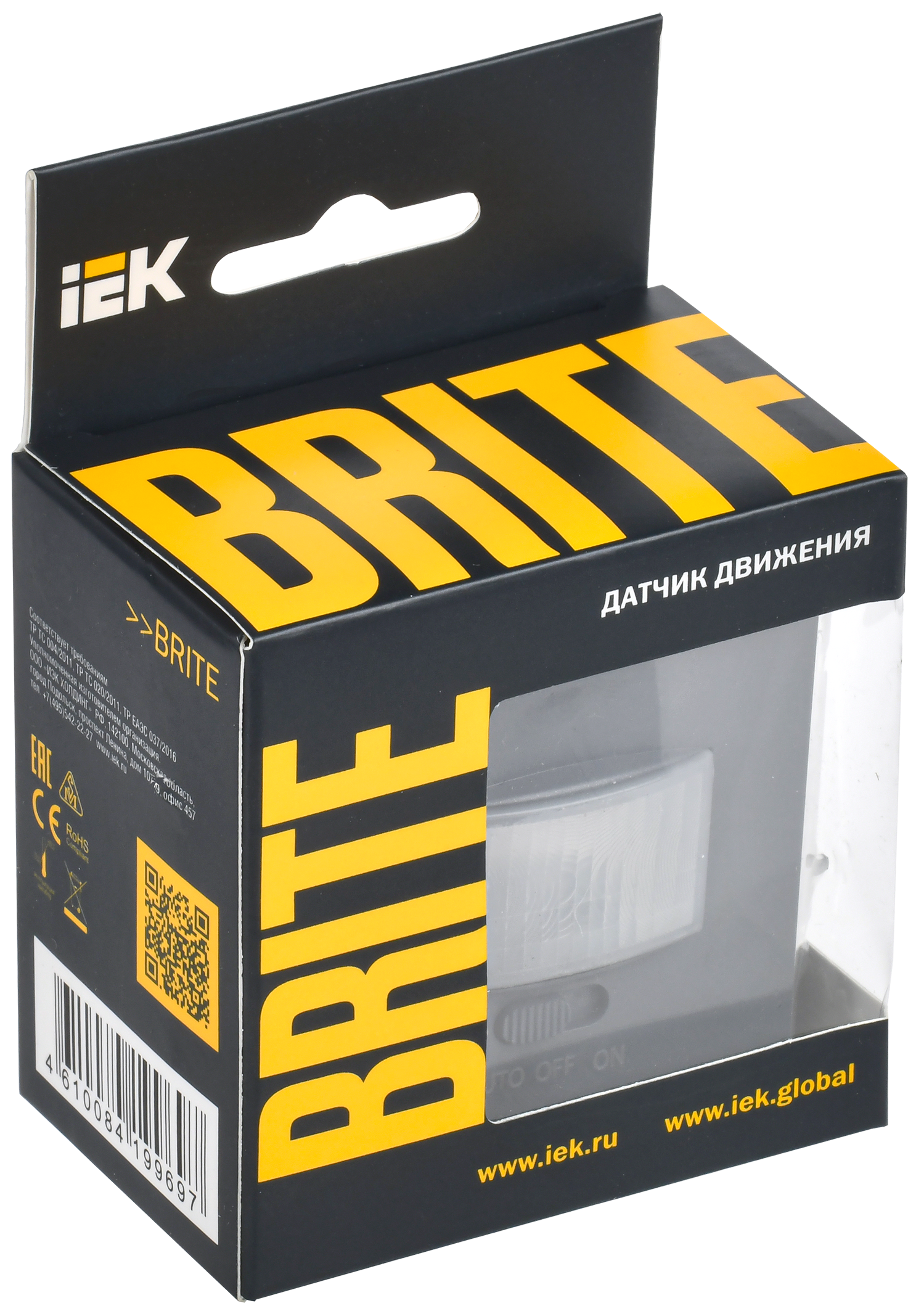 BRITE Датчик движения ДС10-1-БрМ маренго IEK - Фото 2