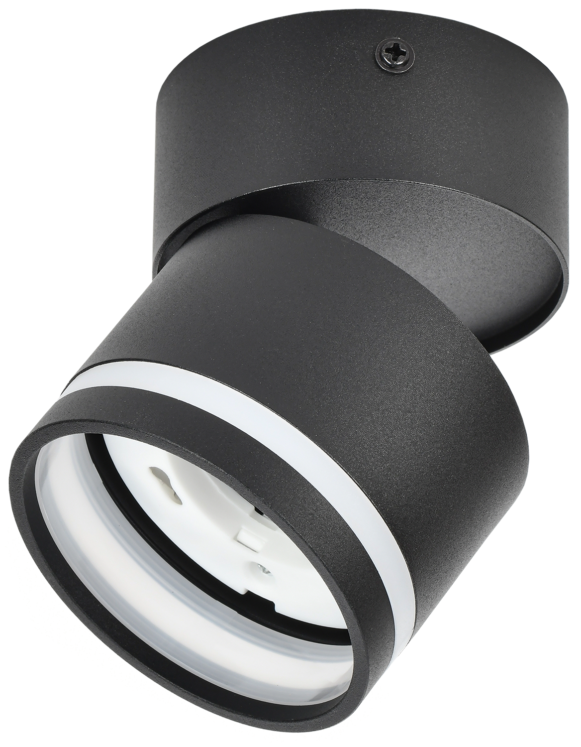 LIGHTING Светильник 4034 настенно-потолочный под лампу GX53 черный IEK LT-USB0-4034-GX53-1-K02