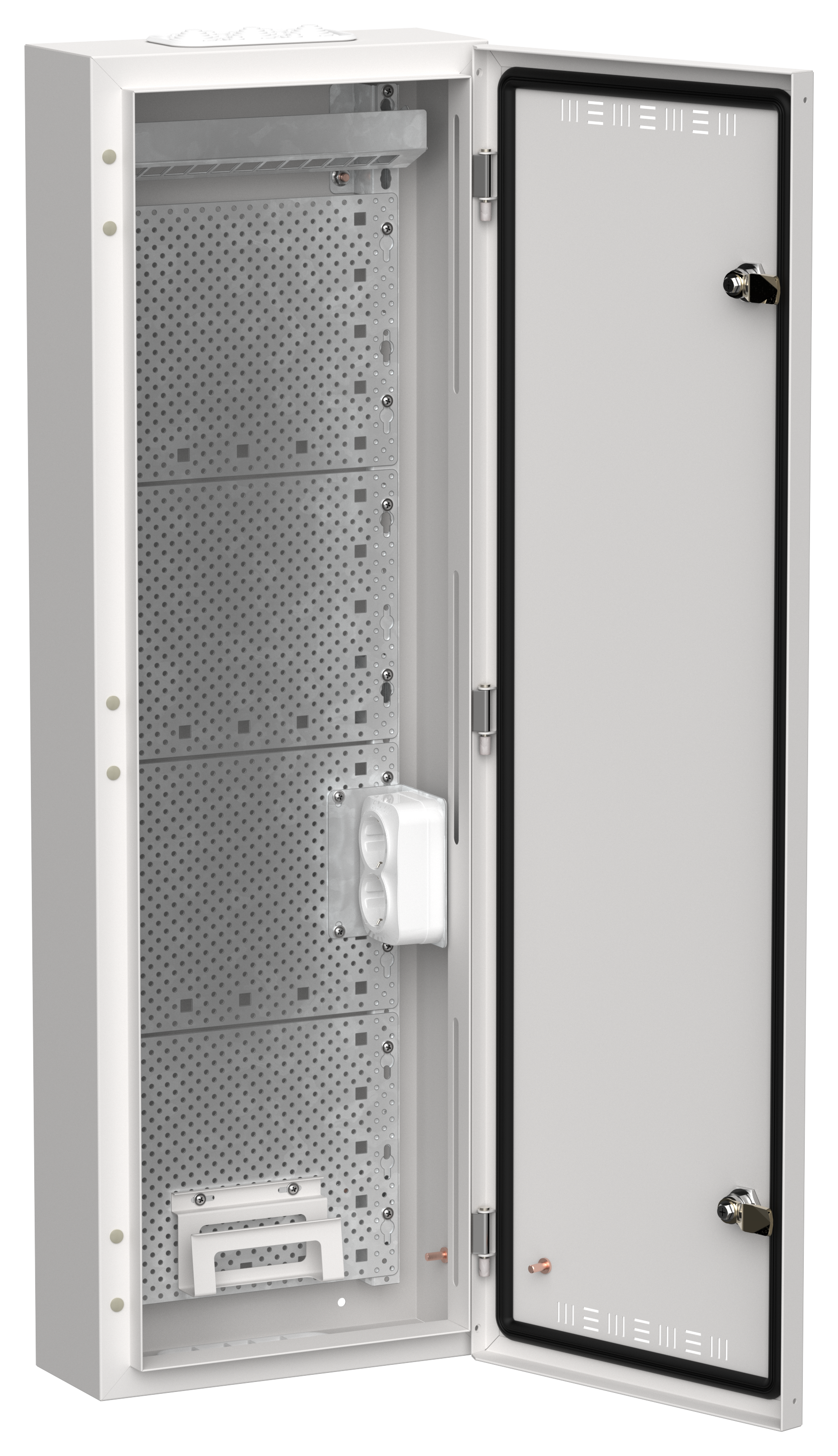 TITAN 5 Корпус мультимедиа ЩРн-72 (1х72) 960х310х140мм IP30 белый IEK TI5-51-N-072-30