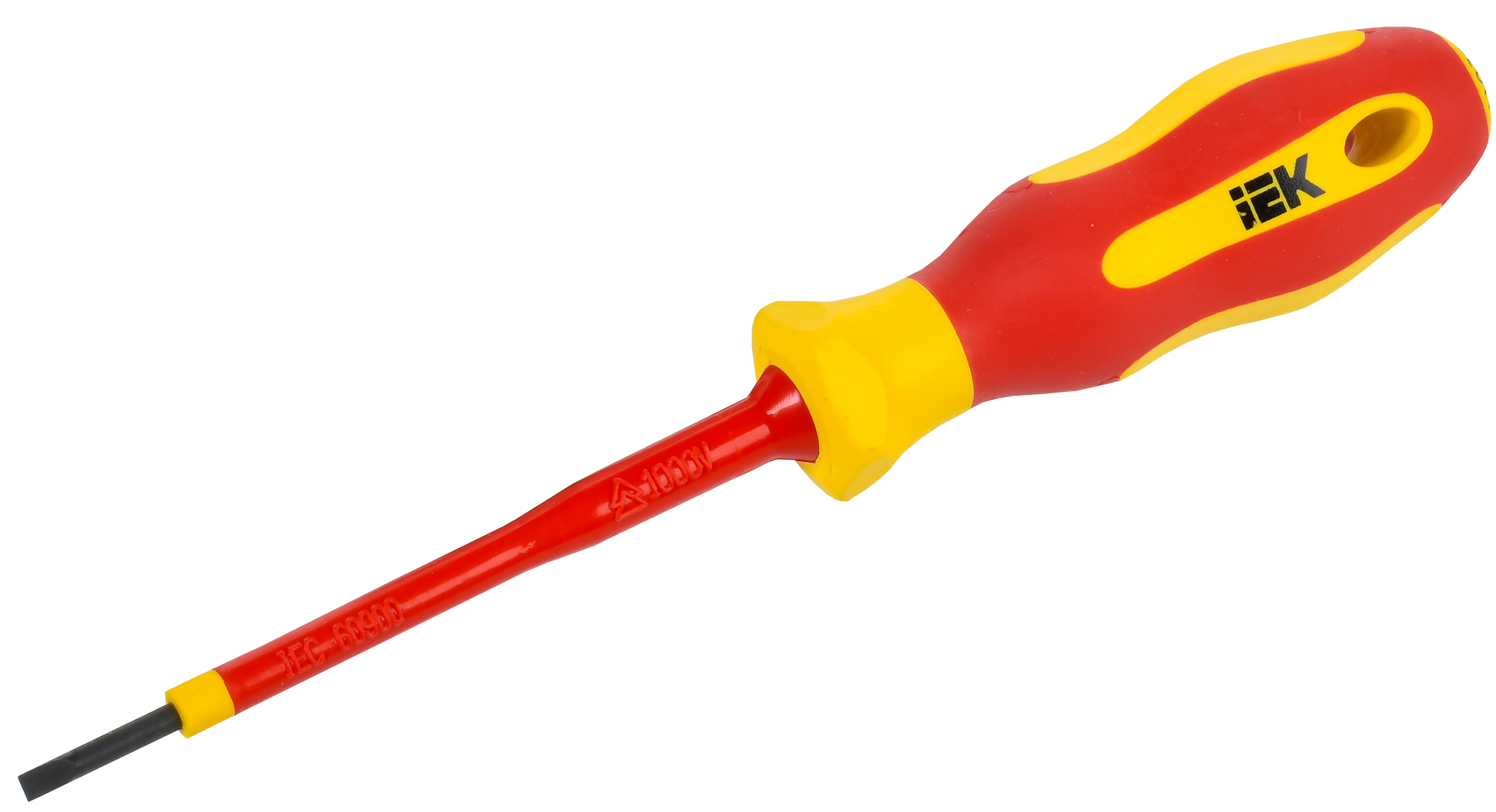 ARMA2L 5 Отвертка диэлектрическая SL2,5х75 Т2 IEK A2L5-SC30-T2-SL-25-075