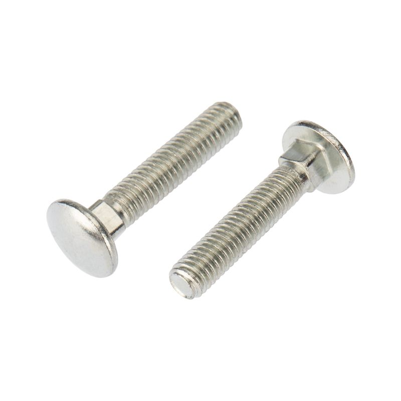 Болт мебельный KRANZ DIN 603, 6х30,  пакет (10шт.) 1301-0630-4