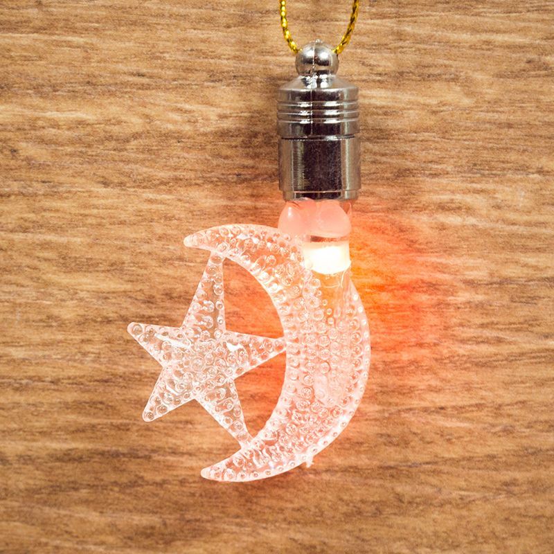 Фигурка подвесная Месяц RGB 8x5,5 см 501-092