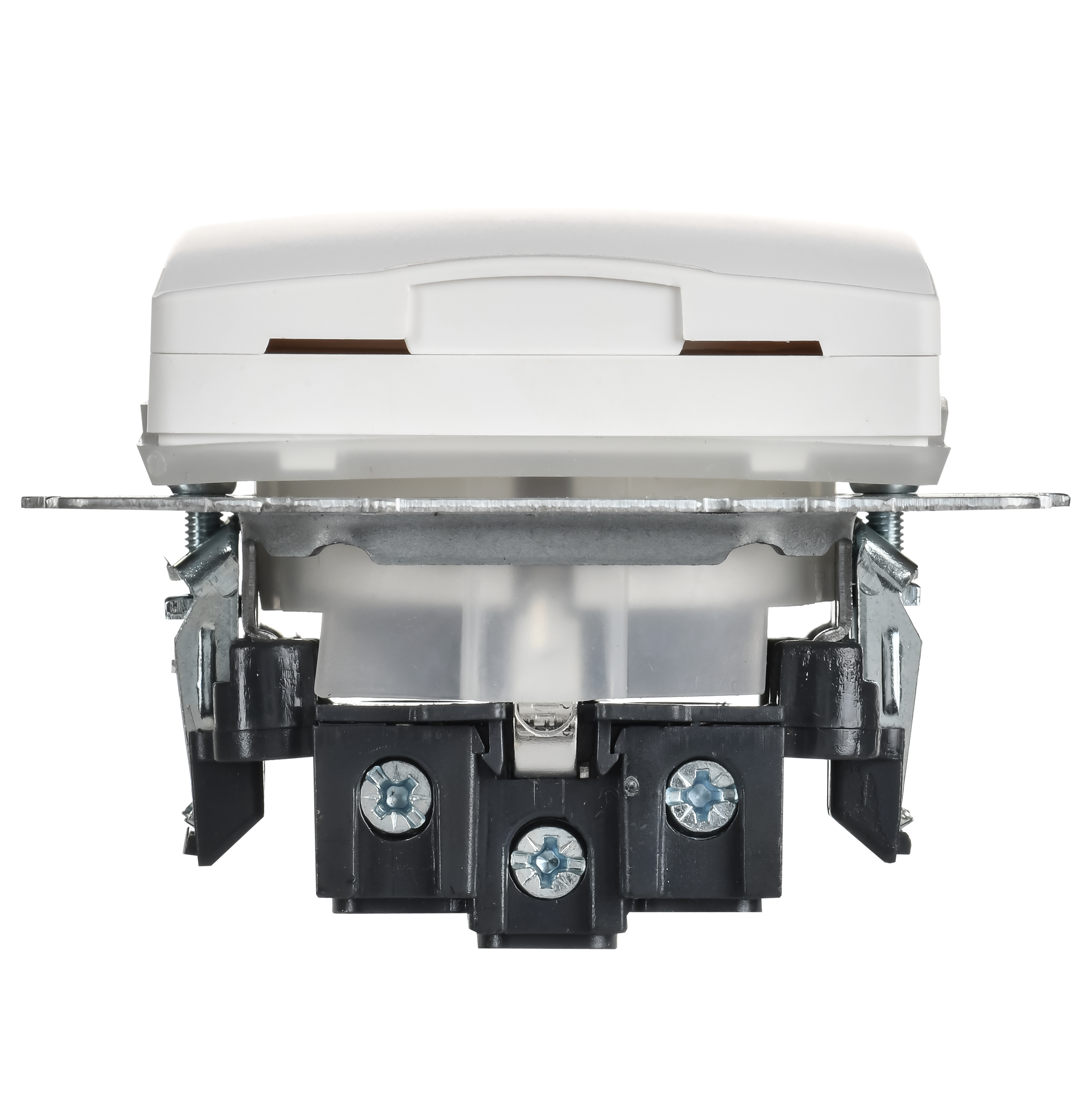 BRITE Розетка 1-местная с заземлением с защитными шторками и крышкой 16А IP44 РСбш10-3-44-БрАБ арктический белый IEK - Фото 5