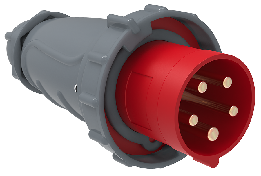 MAGNUM Вилка переносная ССИ-035 63А-6ч/200/346-240/415В 3P+PE+N IP67 IEK