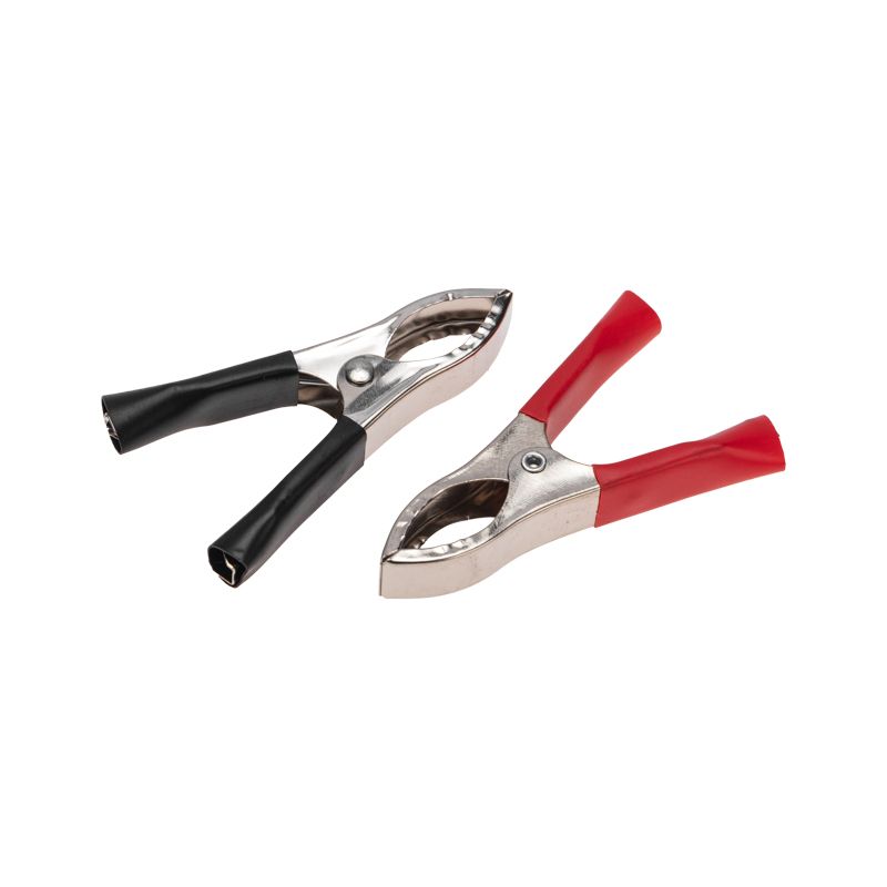 Зажим крокодил, длина 75мм, ток 30A, 2 шт., пакет БОПП REXANT 16-0015-9