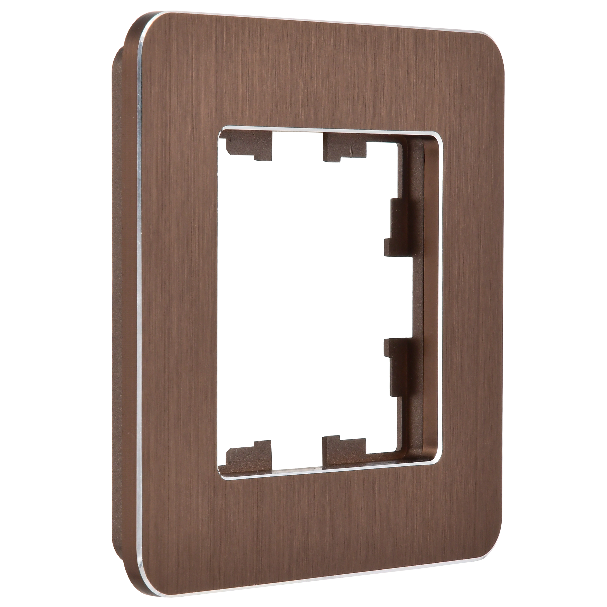 BRITE Рамка 1-местная РУ-1-1-Бр металл коричневый RE AL IEK - Фото 4
