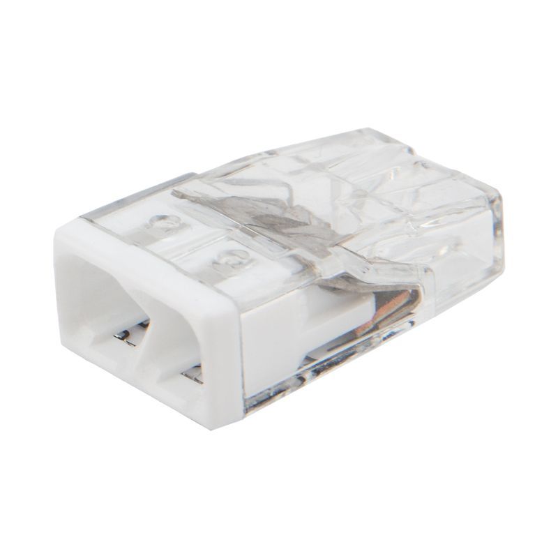 Экспресс-клемма REXANT СМК 2273-202, 2-проводная 0.5-2.5 мм², прозрачная, блистер (5 шт./уп.) 07-3211-5