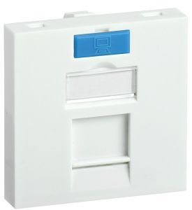 ITK Вставка 45х45мм для 1 модуля Keystone Jack с маркером CS6-12M