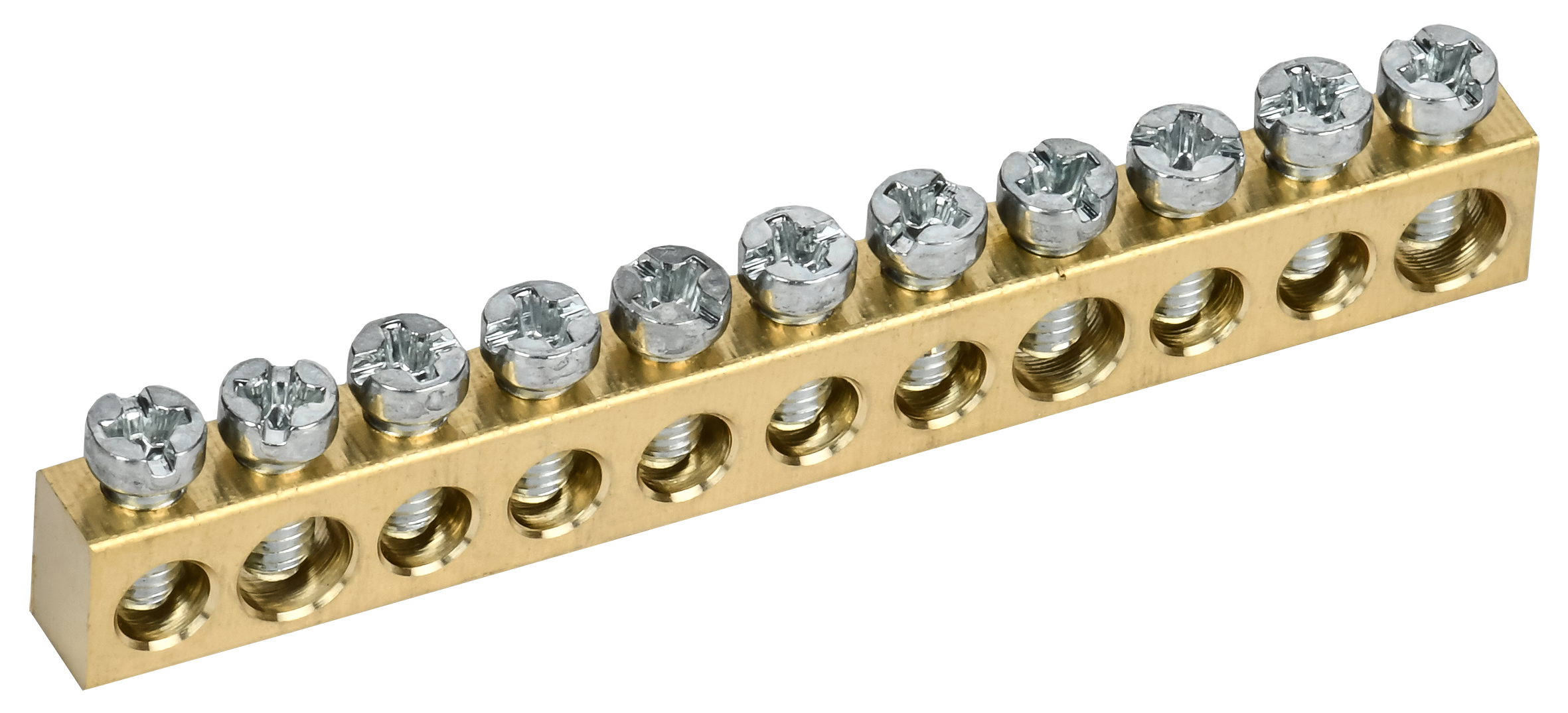 TEKFOR Шина нулевая сечение 6х9 11 отверстий IEK TF-KP00D-SN-11