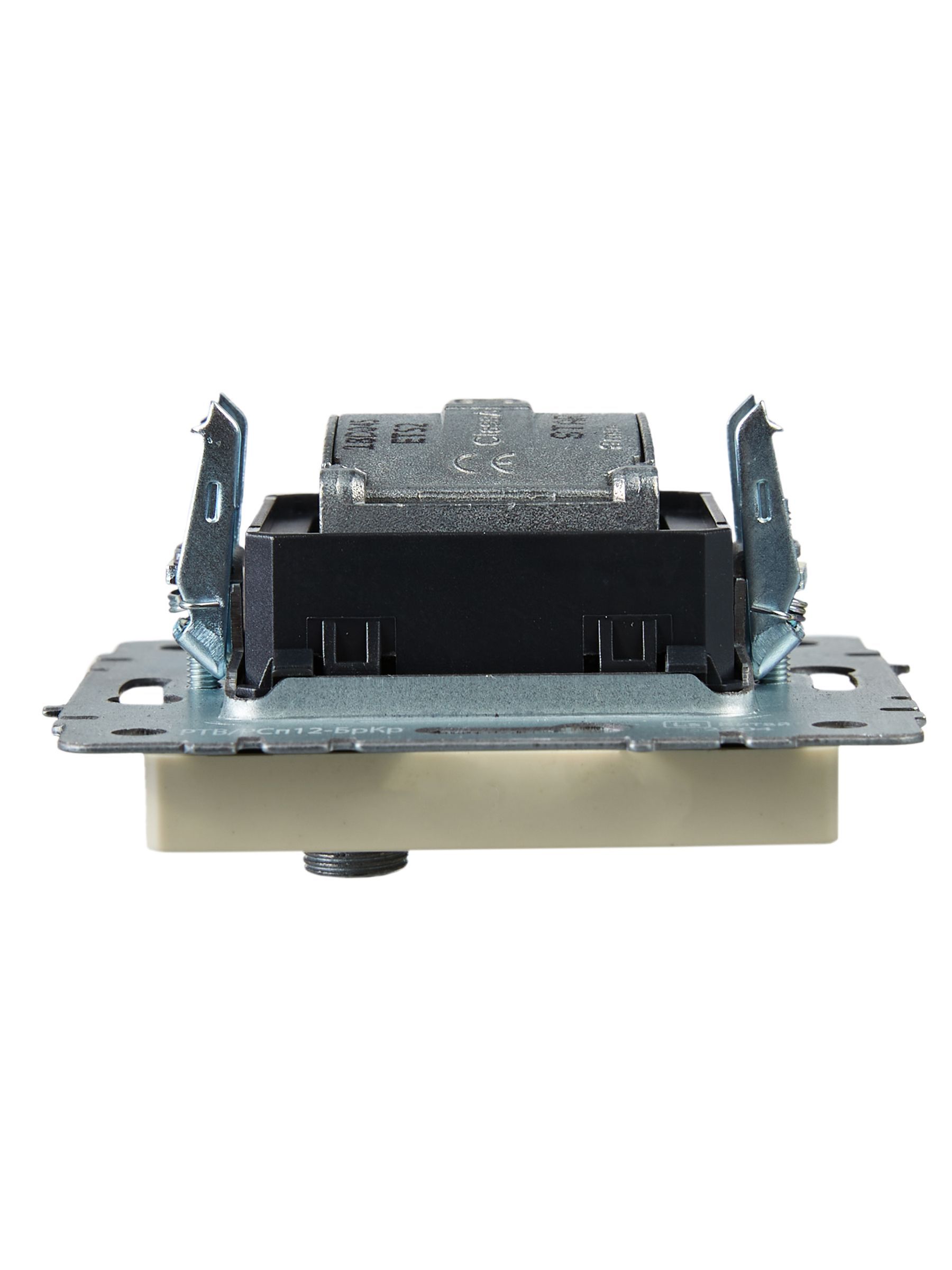 BRITE Розетка двойная TV+SAT РТВ/РСп12-БрКр бежевый IEK - Фото 3