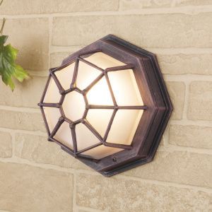 Светильник уличный настенный Telarana S капучино GL 1023D Elektrostandard a043661