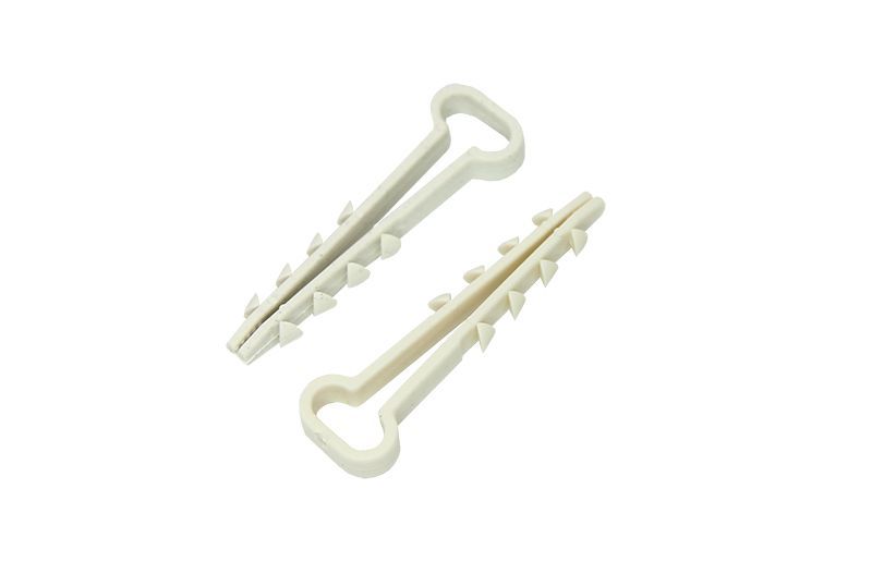 Дюбель-хомут нейлоновый прямоугольный 5-10 мм, белый (100 шт/уп) PROconnect 07-4611