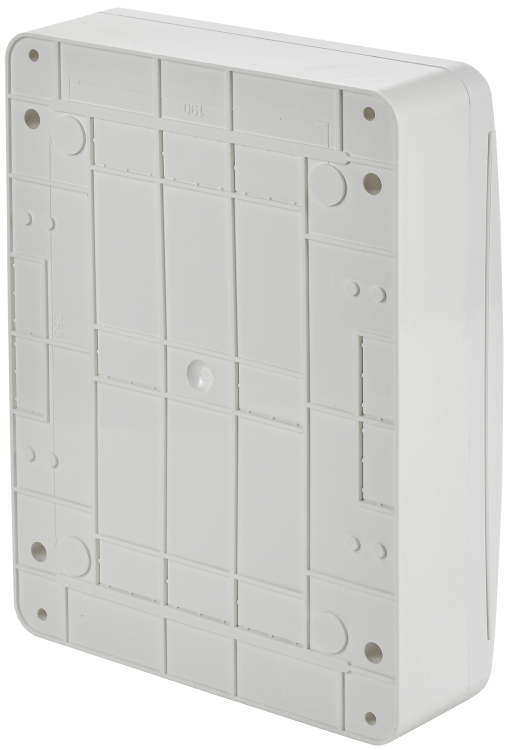 TEKFOR Корпус пластиковый БЕЛЫЙ ЩРН-П-24, IP41 белая дверь IEK - Фото 3